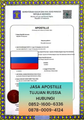 JASA LEGALISIR KEDUTAAN RUSIA