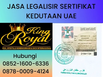 JASA LEGALISIR SERTIFIKAT KEDUTAAN UAE