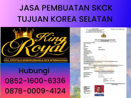 PEMBUATAN SKCK MABES POLRI TUJUAN KOREA SELATAN