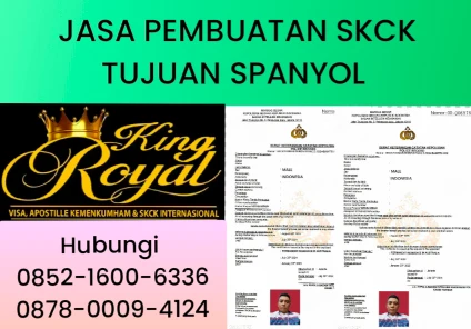 JASA PEMBUATAN SKCK MABES POLRI TUJUAN SPANYOL