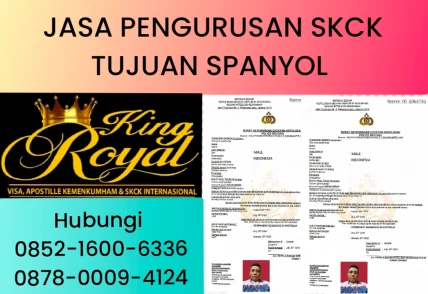 JASA PENGURUSAN SKCK MABES POLRI TUJUAN SPANYOL