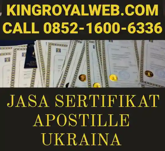 JASA SERTIFIKAT APOSTILLE UKRAINA