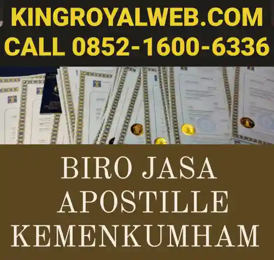 BIRO JASA APOSTILLE KEMENKUMHAM
