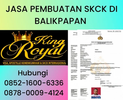 JASA PEMBUATAN SKCK DI BALIKPAPAN