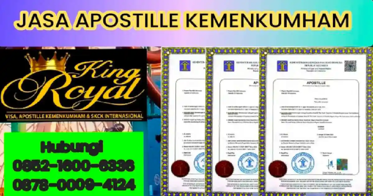 JASA APOSTILLE KEMENKUMHAM CEPAT