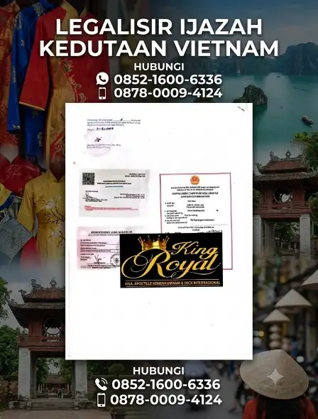 LEGALISIR IJAZAH KEDUTAAN VIETNAM