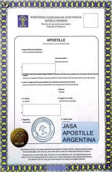 JASA SERTIFIKAT APOSTILLE ARGENTINA